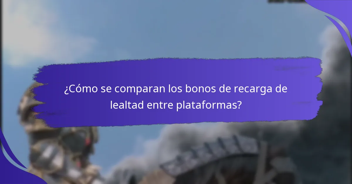 ¿Qué tipos de recompensas están disponibles a través de los bonos de recarga de lealtad?