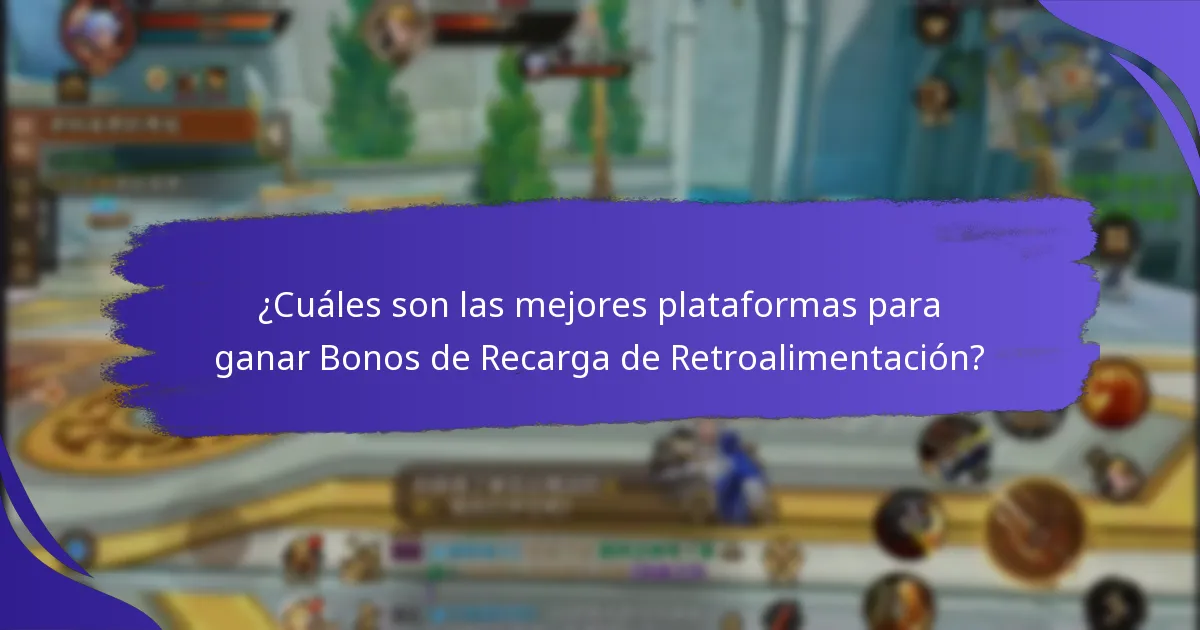 ¿Cómo puedo participar en encuestas para ganar Bonos de Recarga de Retroalimentación?