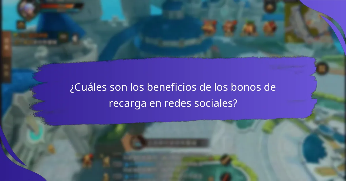 ¿Cómo maximizar los bonos de recarga en redes sociales?