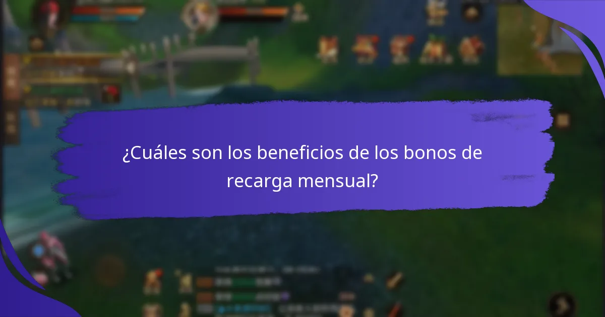 ¿Cómo maximizar los beneficios de los bonos de recarga mensual?
